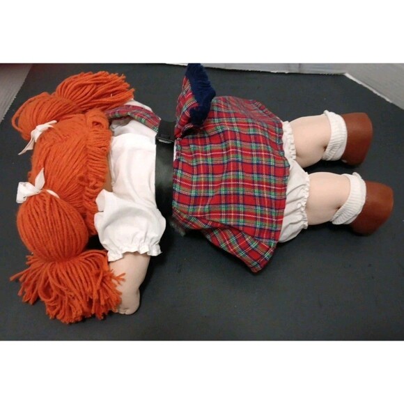 RARE!! VINTAGE 1982 ANN GRETA CABBAGE PATCH DOLL RED HAIR GREEN EYES Scotland - Picture 4 of 6